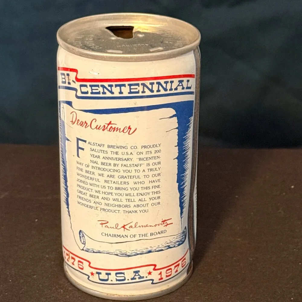Falstaff vintage beer can